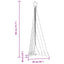 LED-juletræ 339 LED'er 182 cm varmt hvidt lys