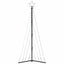 LED-juletræ 339 LED'er 182 cm koldt hvidt lys
