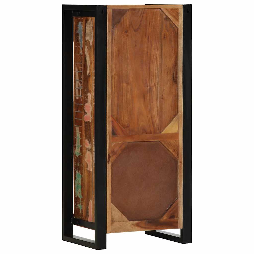 badeværelsesskab 40x30x90 cm massivt genbrugstræ