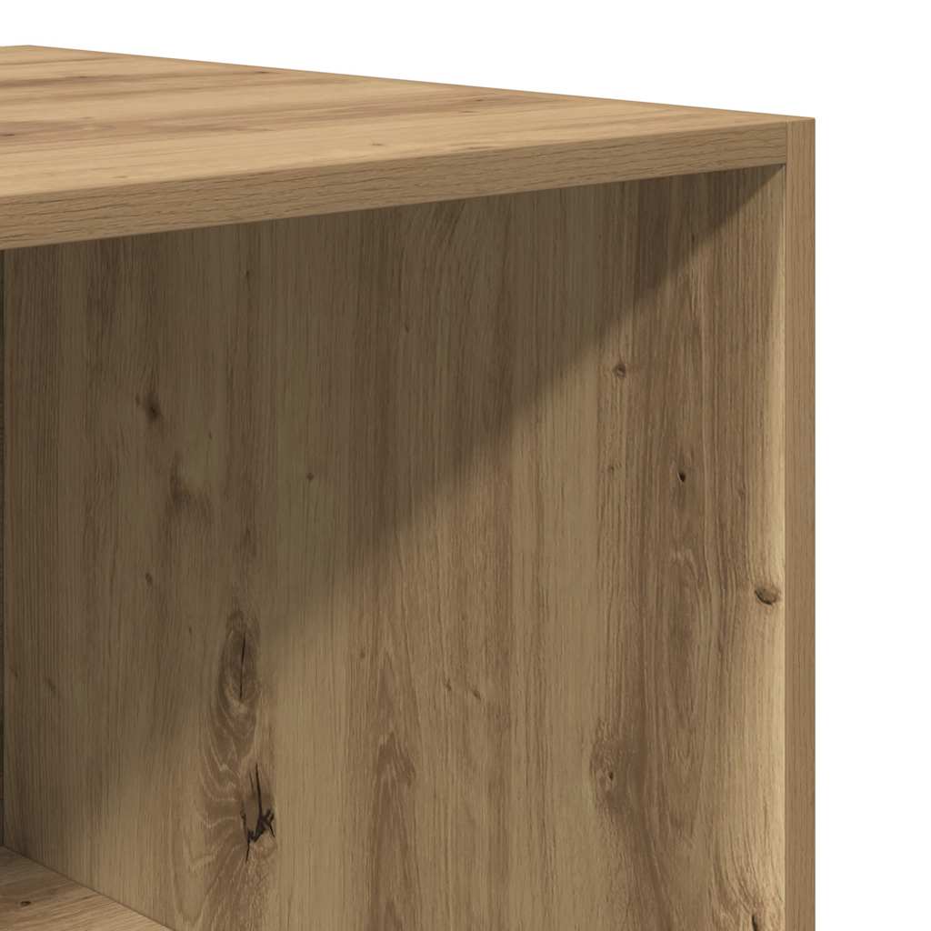 klædeskab 100x50x200 cm konstrueret træ egetræsfarve