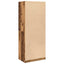 klædeskab 80x50x200 cm konstrueret træ gammelt træ-look