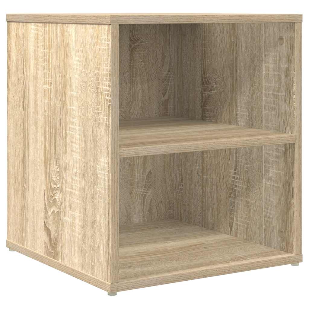 hjørneskab 160x40x45 cm konstrueret træ sonoma-eg