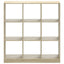 bogreol 102x32x108 cm konstrueret træ sonoma-eg