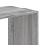 bogreol 102x32x109 cm konstrueret træ grå sonoma-eg