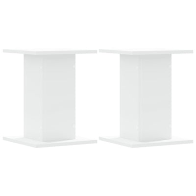 plantestativer 2 stk. 30x30x40 cm konstrueret træ hvid