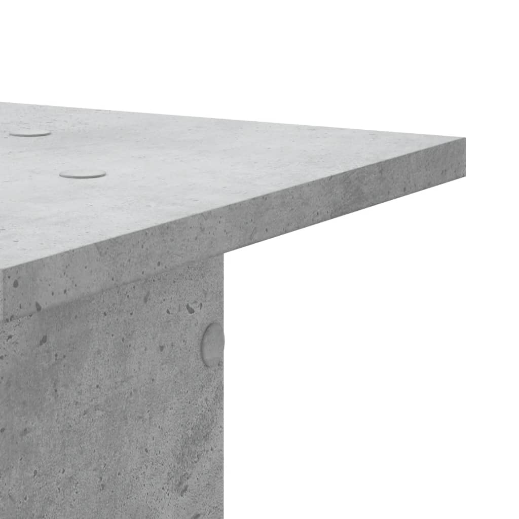 plantestativer 2 stk. 30x30x40 cm konstrueret træ betongrå