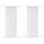 plantestativer 2 stk. 30x30x60 cm konstrueret træ hvid