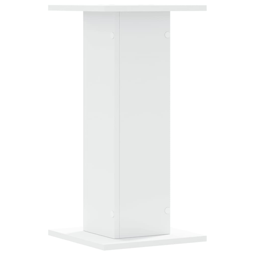 plantestativer 2 stk. 30x30x60 cm konstrueret træ hvid