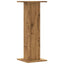 plantestativer 2 stk. 30x30x80 cm konstrueret træ egetræsfarve