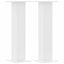 plantestativer 2 stk. 30x30x95 cm konstrueret træ hvid