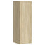 plantestativer 2 stk. 33x33x100 cm konstrueret træ sonoma-eg
