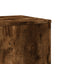 plantestativer 2 stk. 33x33x100 cm konstrueret træ røget eg