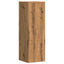 plantestativer 2 stk. 33x33x100 cm konstrueret træ egetræsfarve
