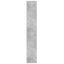 skab med LED-lys 69x32,5x200 cm konstrueret træ betongrå