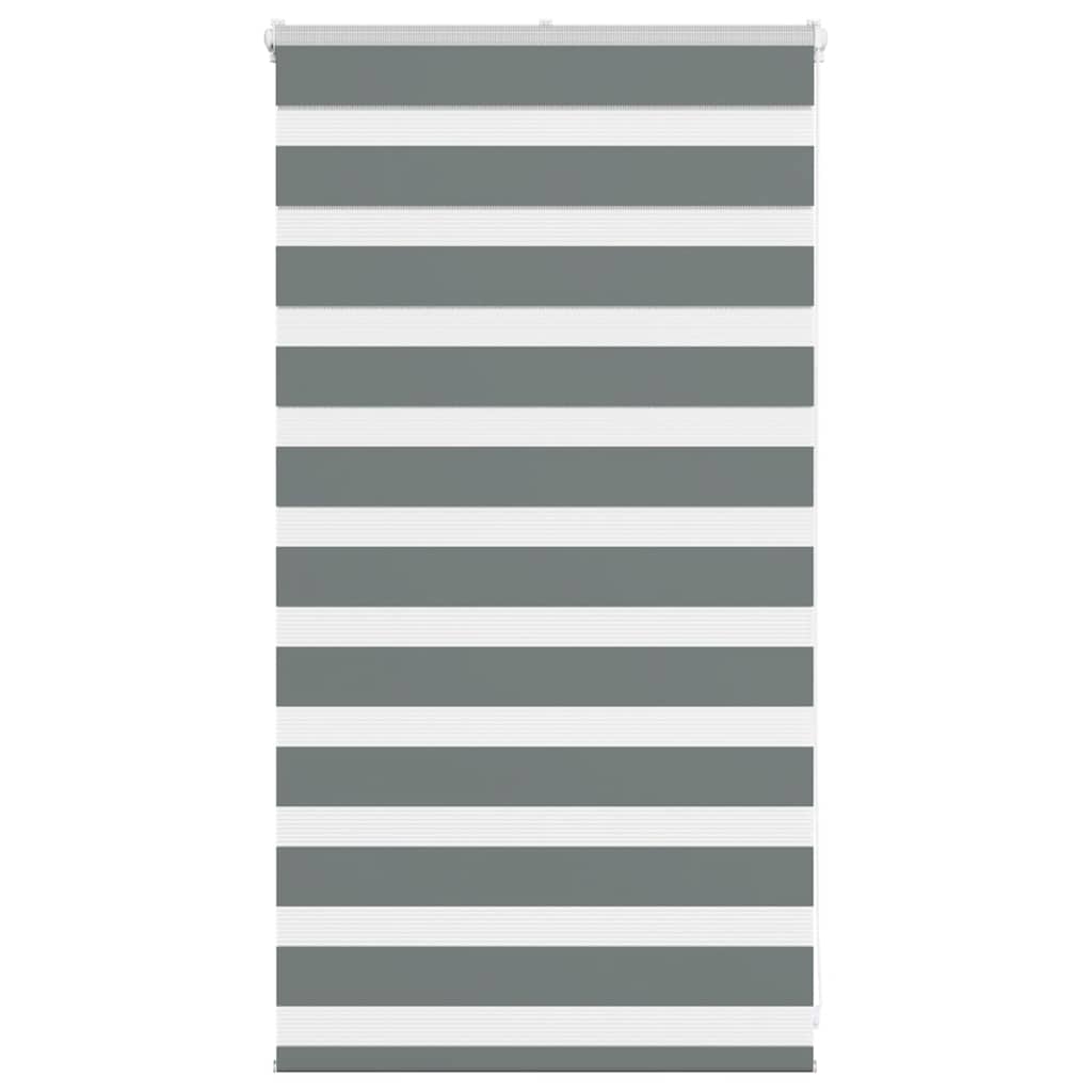 zebragardin mørkegrå 85x100 cm stofbredde 80,9 cm polyester