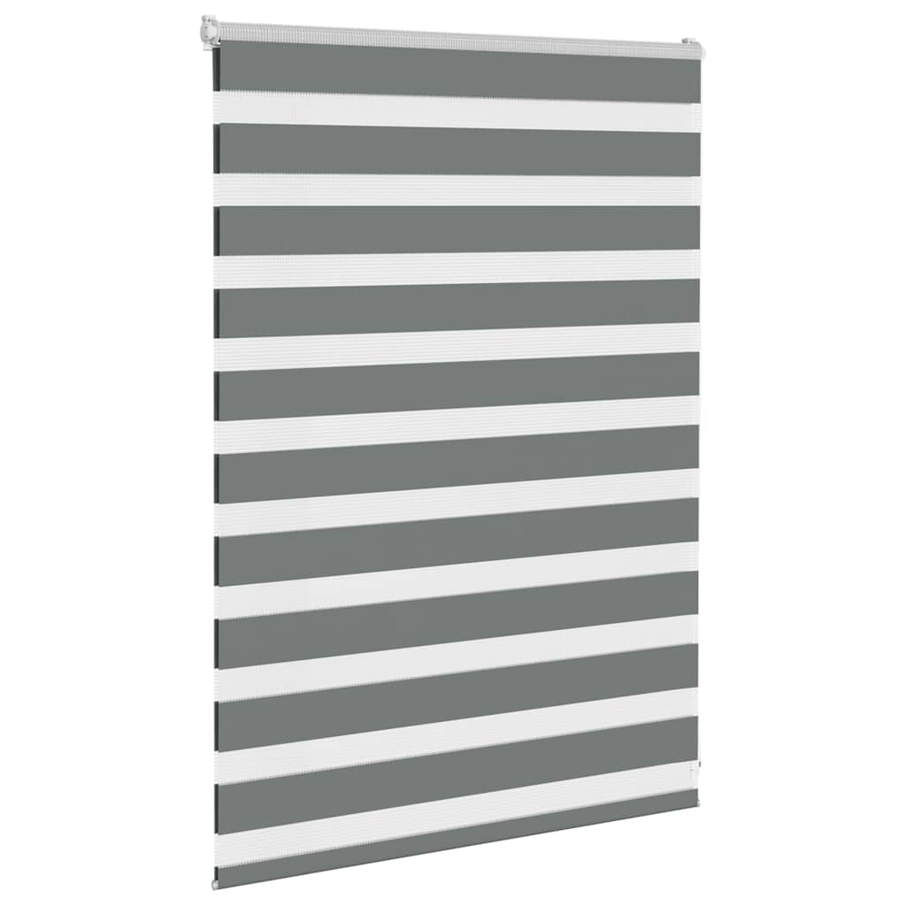 zebragardin mørkegrå 95x100 cm stofbredde 90,9 cm polyester
