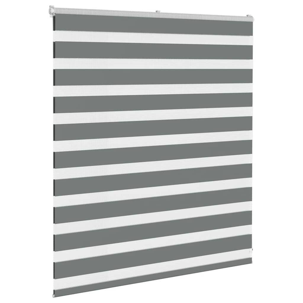 zebragardin mørkegrå 130x100 cm stofbredde 125,9 cm polyester