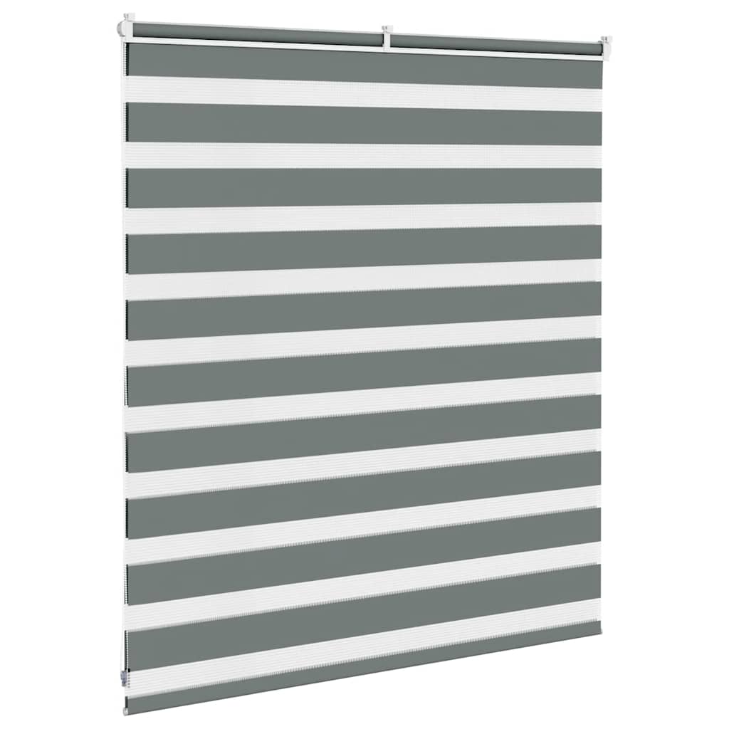 zebragardin mørkegrå 130x100 cm stofbredde 125,9 cm polyester