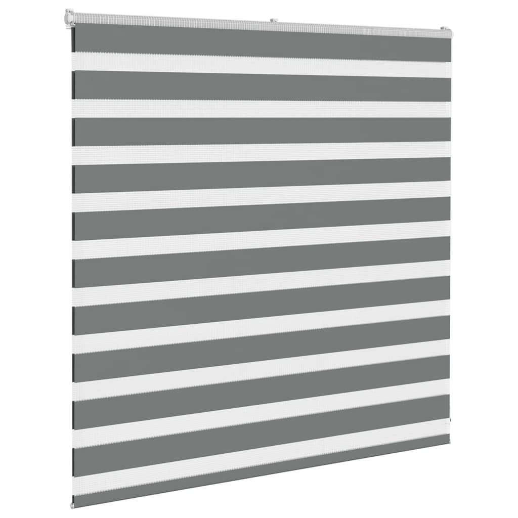 zebragardin mørkegrå 145x100 cm stofbredde 140,9 cm polyester