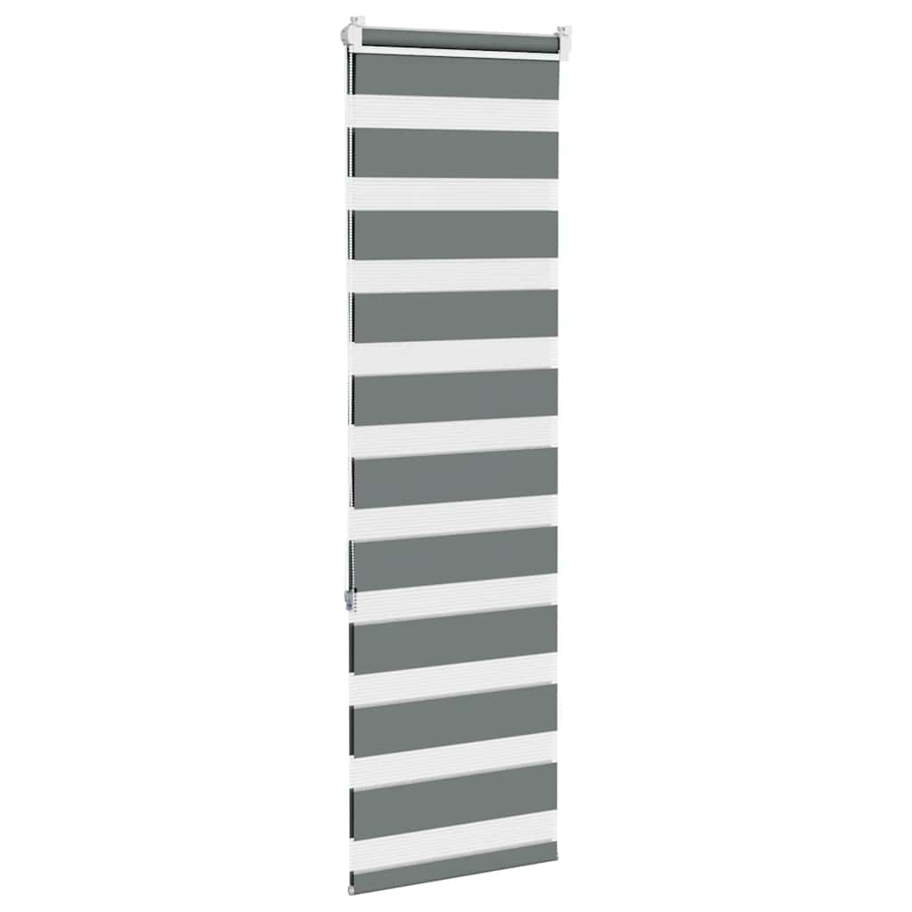 zebragardin mørkegrå 45x150 cm stofbredde 40,9 cm polyester