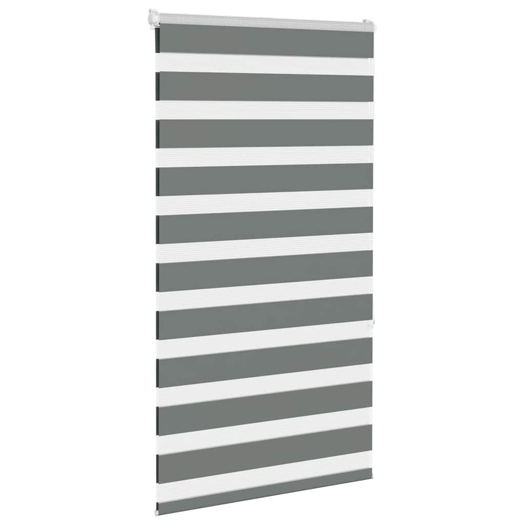 zebragardin mørkegrå 85x150 cm stofbredde 80,9 cm polyester