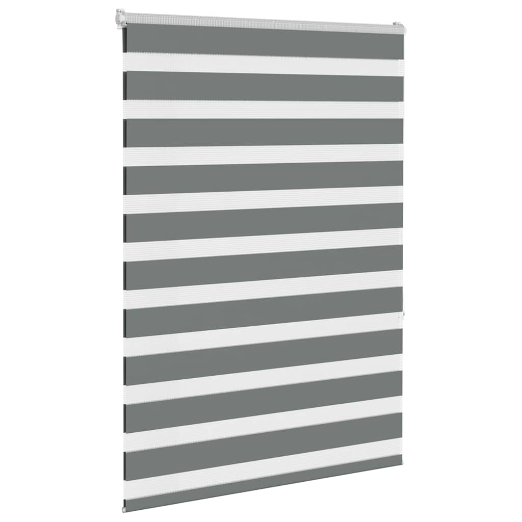 zebragardin mørkegrå 95x150 cm stofbredde 90,9 cm polyester
