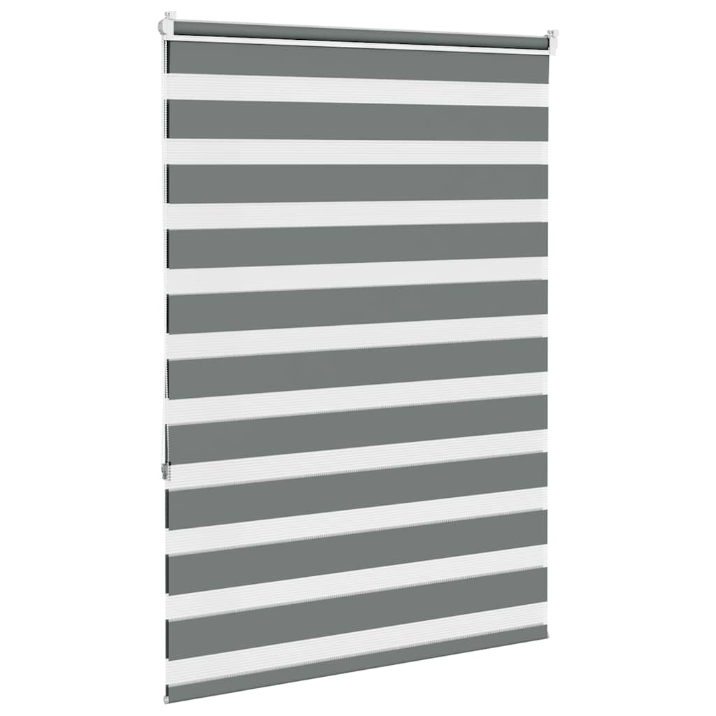 zebragardin mørkegrå 110x150 cm stofbredde 105,9 cm polyester