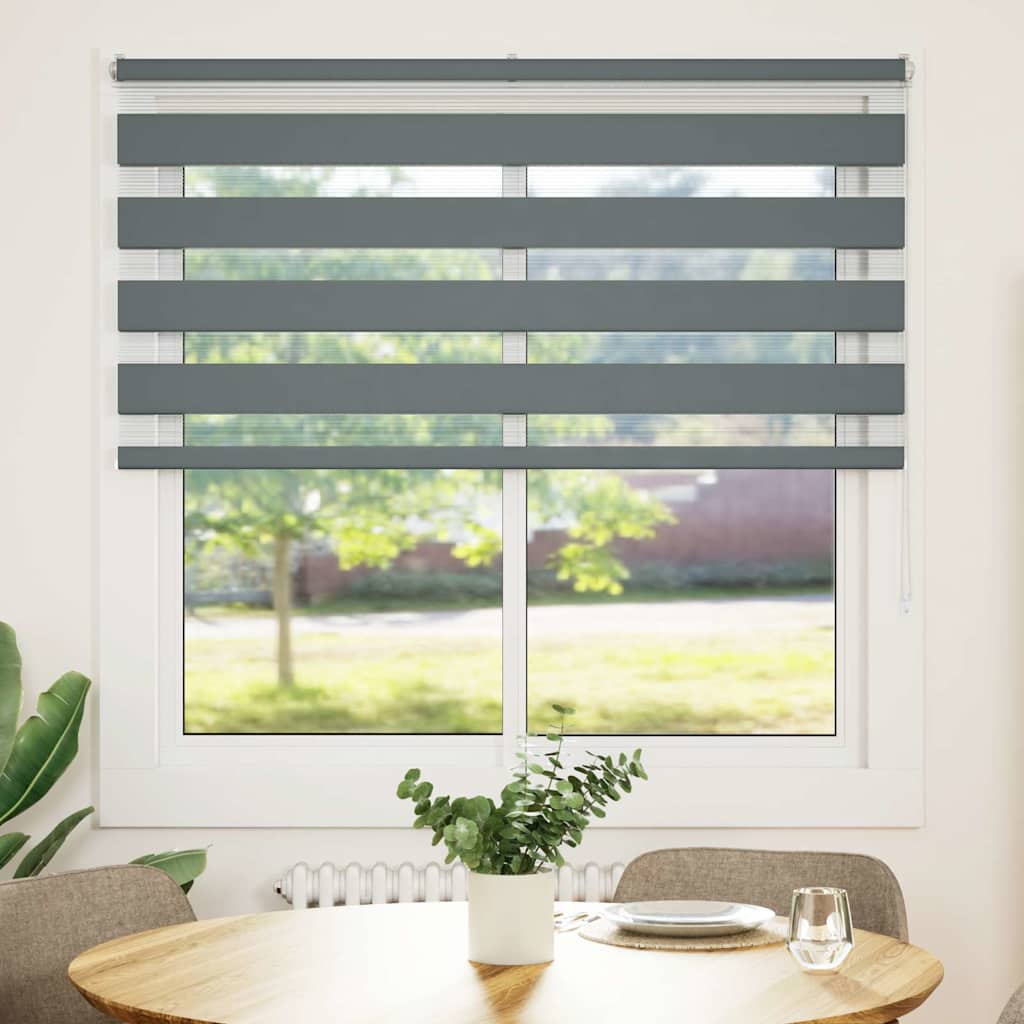 zebragardin mørkegrå 150x150 cm stofbredde 145,9 cm polyester