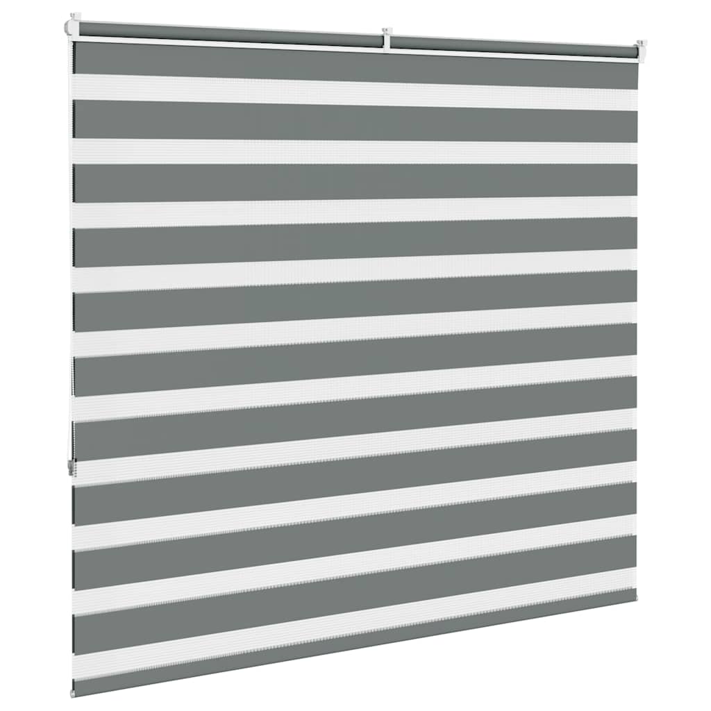 zebragardin mørkegrå 155x150 cm stofbredde 150,9 cm polyester