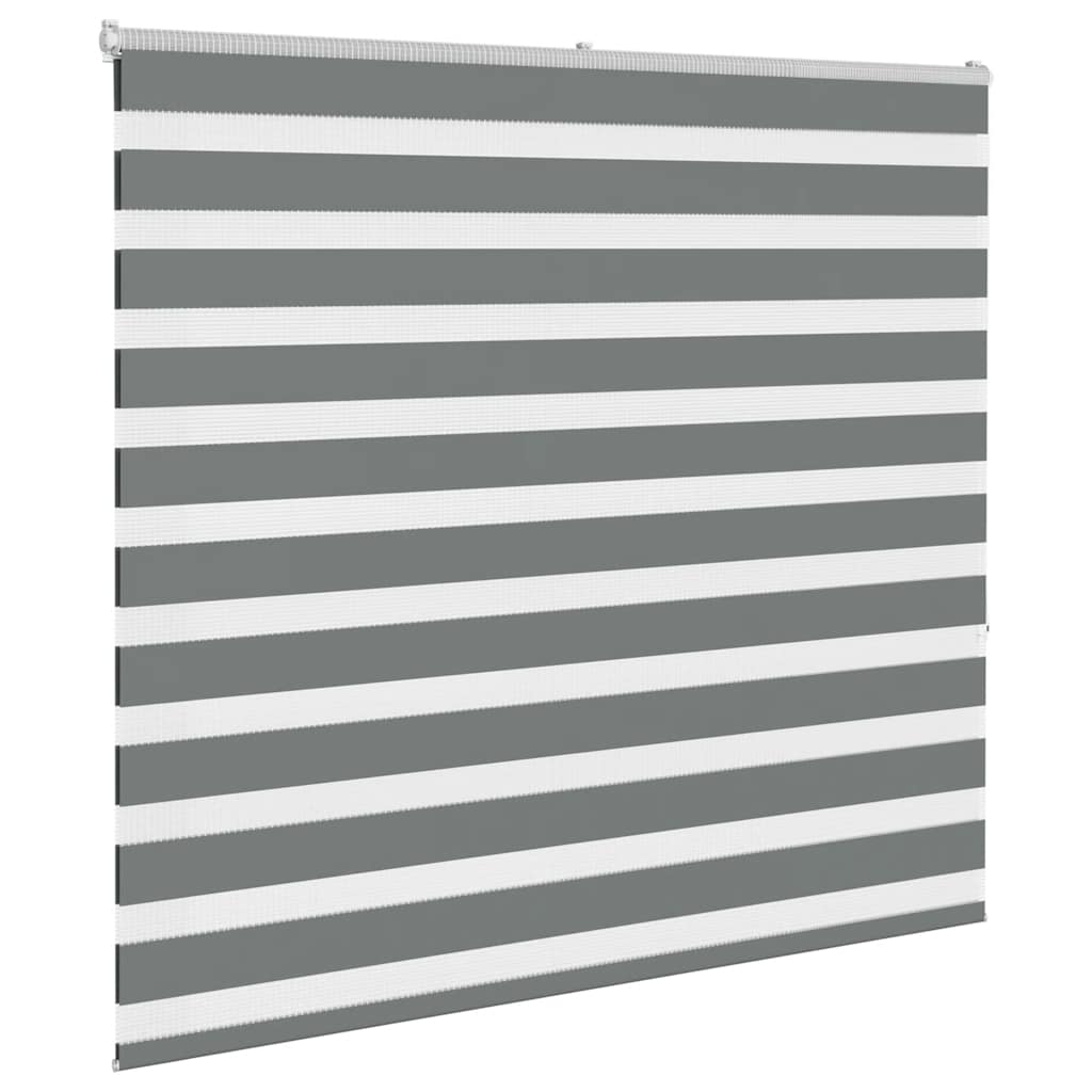zebragardin mørkegrå 165x150 cm stofbredde 160,9 cm polyester