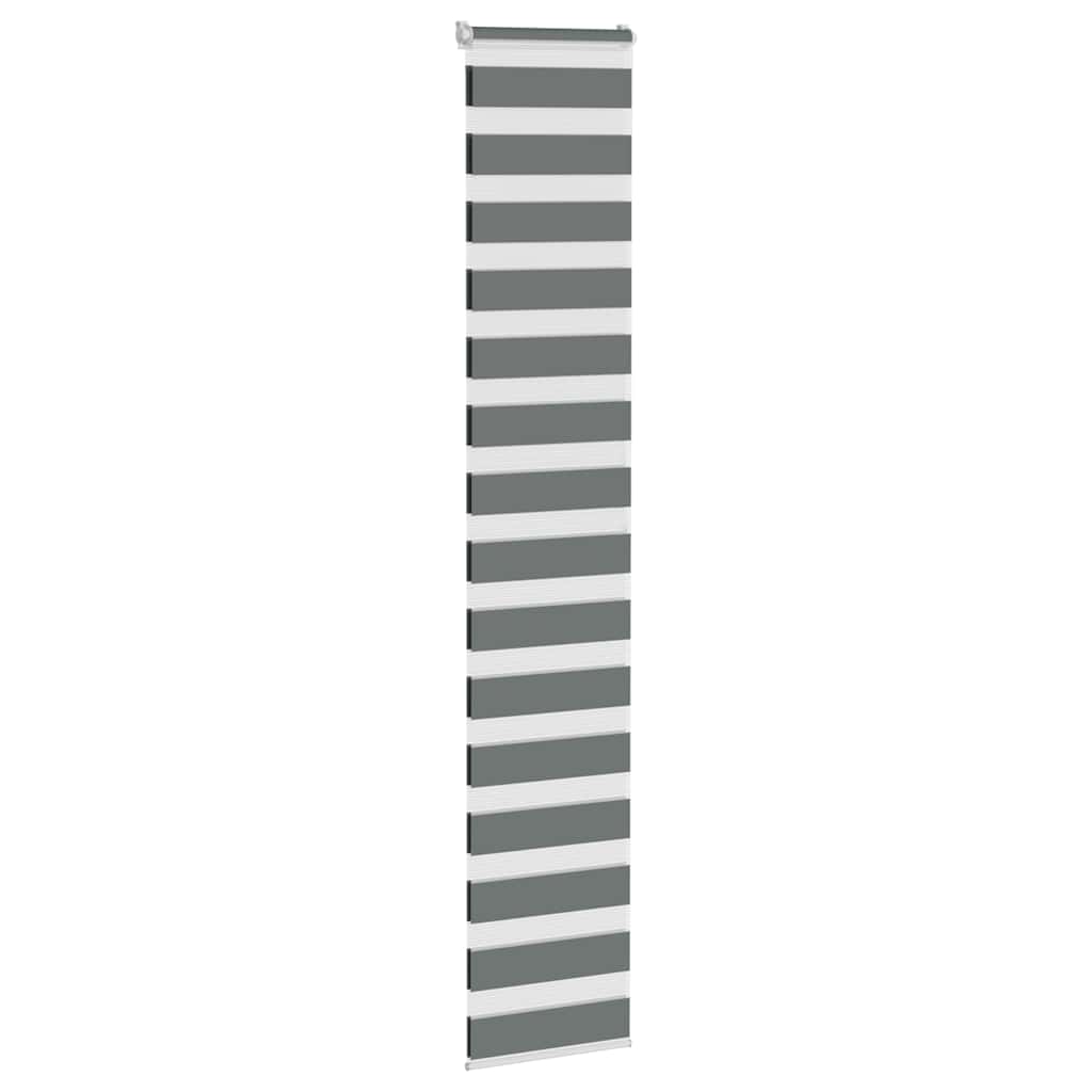 zebragardin mørkegrå 50x200 cm stofbredde 45,9 cm polyester