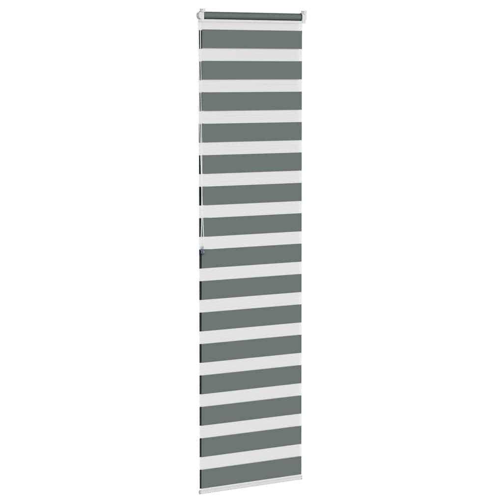 zebragardin mørkegrå 70x200 cm stofbredde 65,9 cm polyester