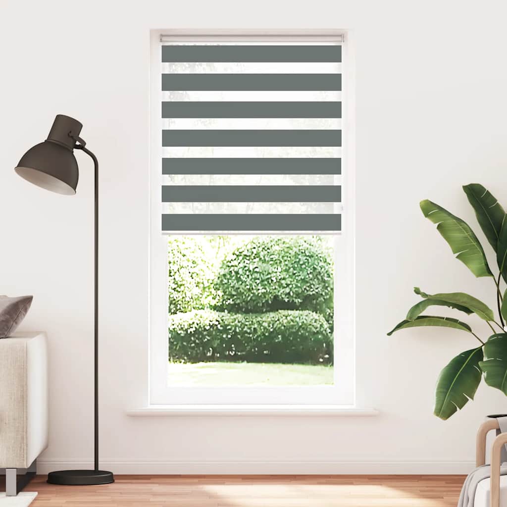 zebragardin mørkegrå 110x200 cm stofbredde 105,9 cm polyester