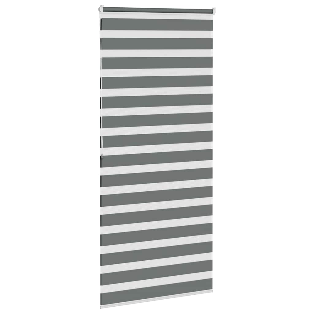 zebragardin mørkegrå 110x200 cm stofbredde 105,9 cm polyester