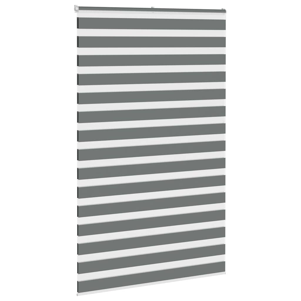 zebragardin mørkegrå 140x200 cm stofbredde 135,9 cm polyester