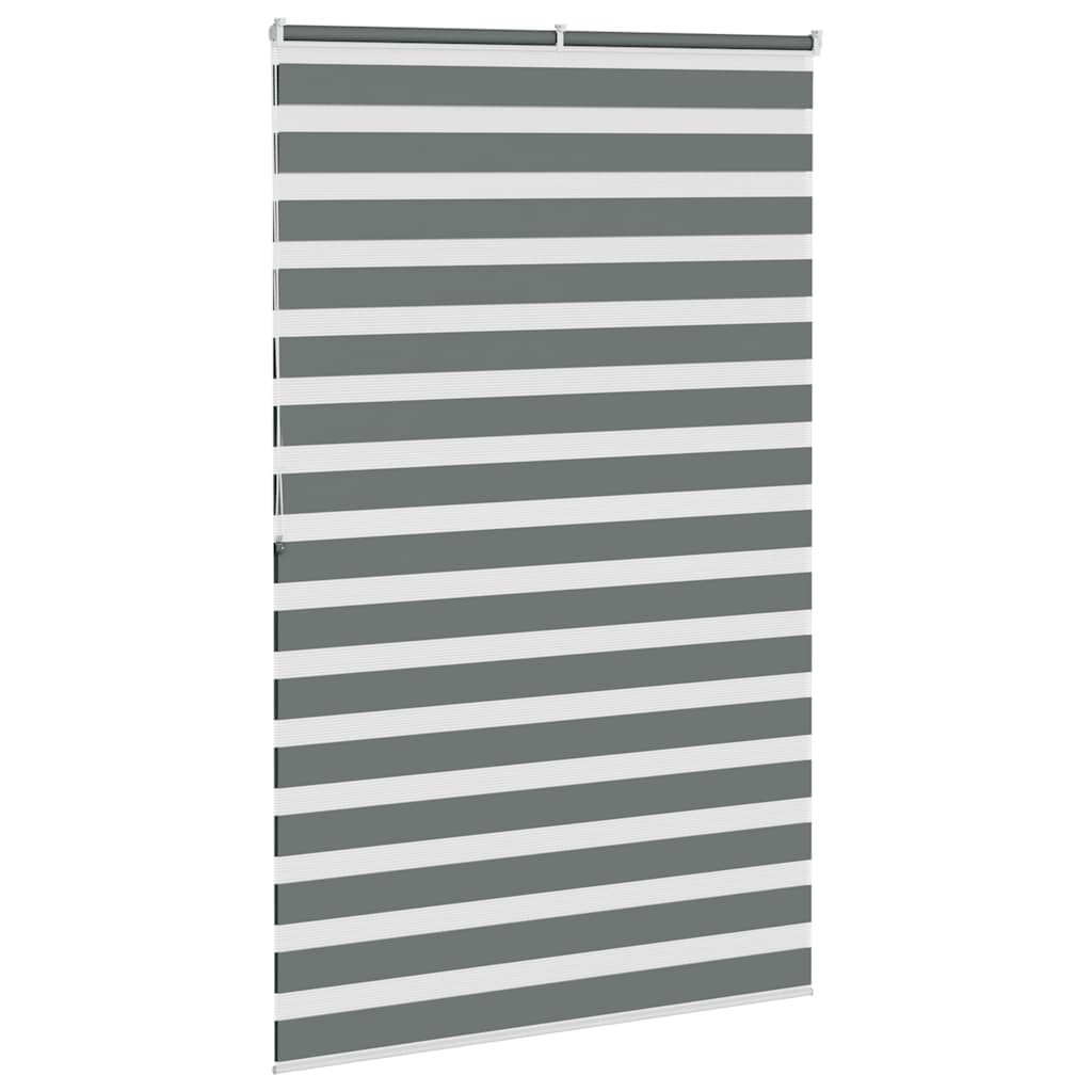 zebragardin mørkegrå 150x200 cm stofbredde 145,9 cm polyester