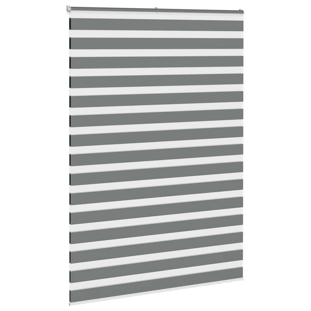 zebragardin mørkegrå 155x200 cm stofbredde 150,9 cm polyester