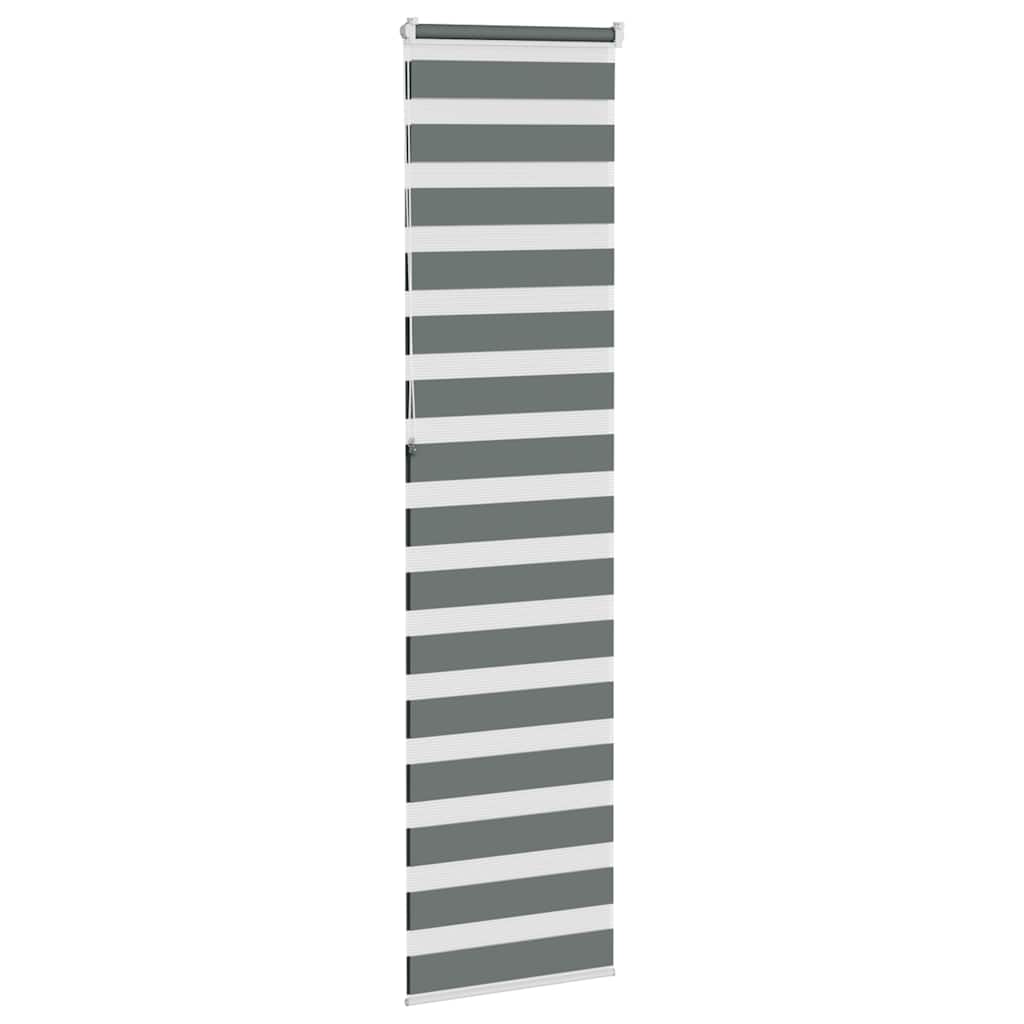 zebragardin mørkegrå 60x230 cm stofbredde 55,9 cm polyester