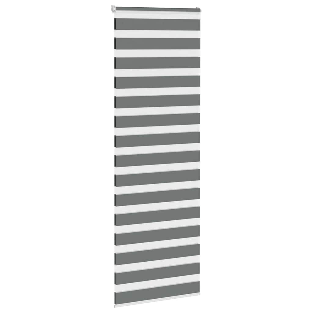 zebragardin mørkegrå 70x230 cm stofbredde 65,9 cm polyester