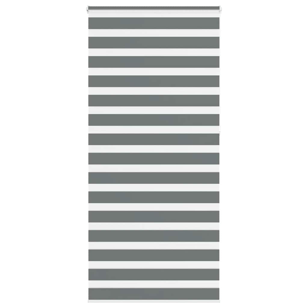 zebragardin mørkegrå 100x230 cm stofbredde 95,9 cm polyester