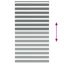 zebragardin mørkegrå 130x230 cm stofbredde 125,9 cm polyester