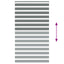 zebragardin mørkegrå 135x230 cm stofbredde 130,9 cm polyester