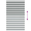 zebragardin mørkegrå 140x230 cm stofbredde 135,9 cm polyester