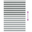 zebragardin mørkegrå 165x230 cm stofbredde 160,9 cm polyester