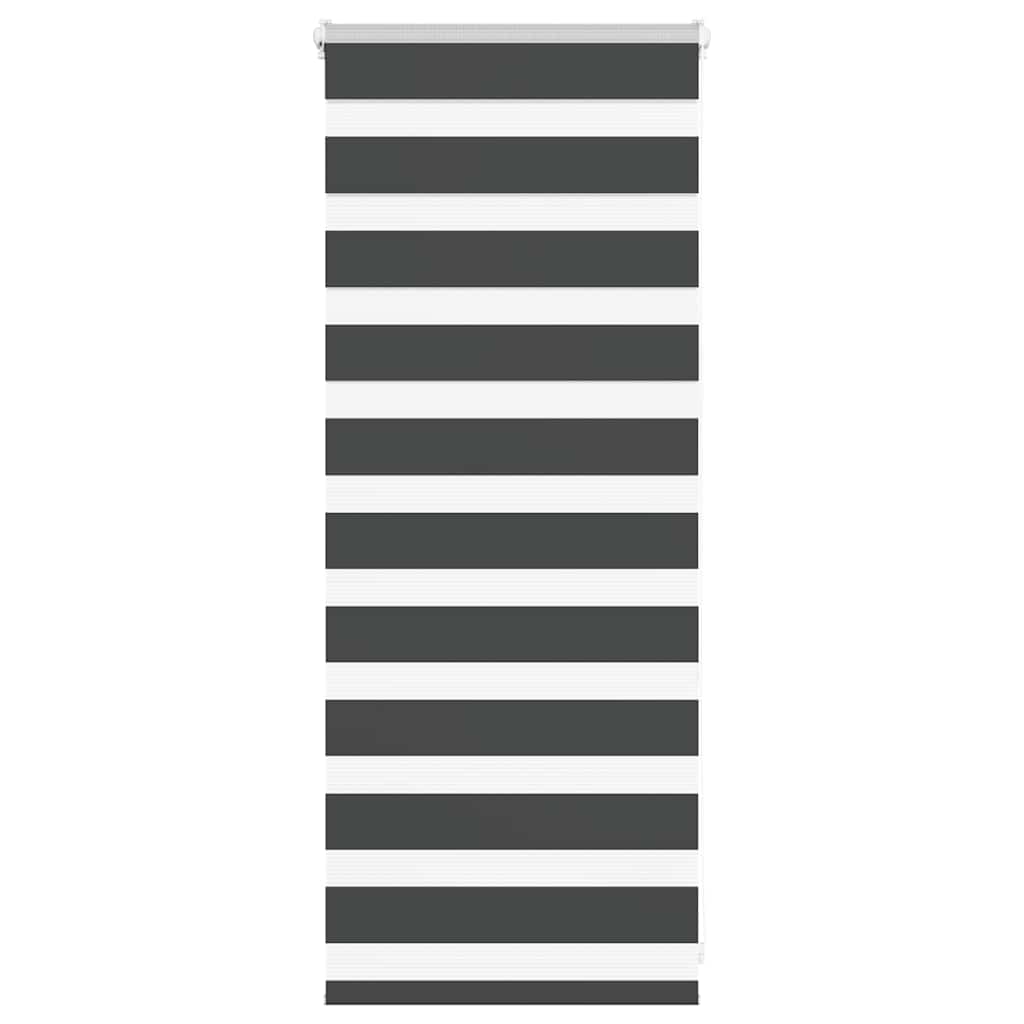 zebragardin sort 60x100 cm stofbredde 55,9 cm polyester