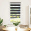 zebragardin sort 65x100 cm stofbredde 60,9 cm polyester