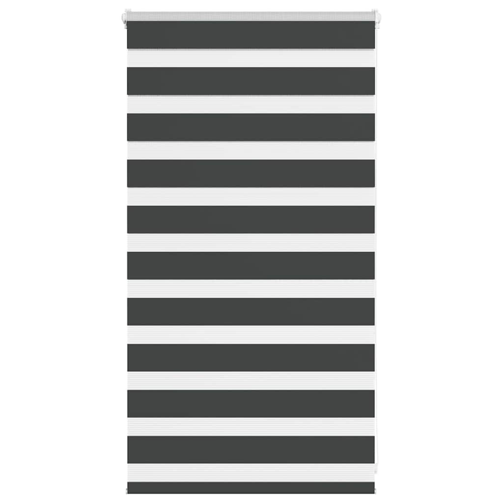 zebragardin sort 70x100 cm stofbredde 65,9 cm polyester