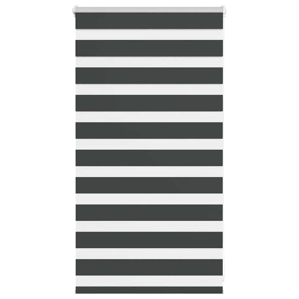 zebragardin sort 75x100 cm stofbredde 70,9 cm polyester