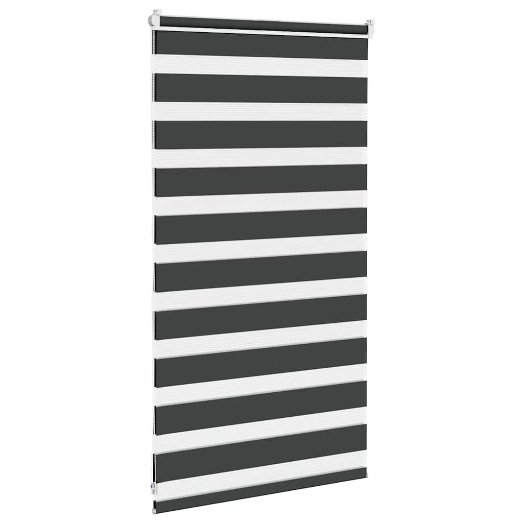 zebragardin sort 85x100 cm stofbredde 80,9 cm polyester