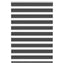 zebragardin sort 105x100 cm stofbredde 100,9 cm polyester